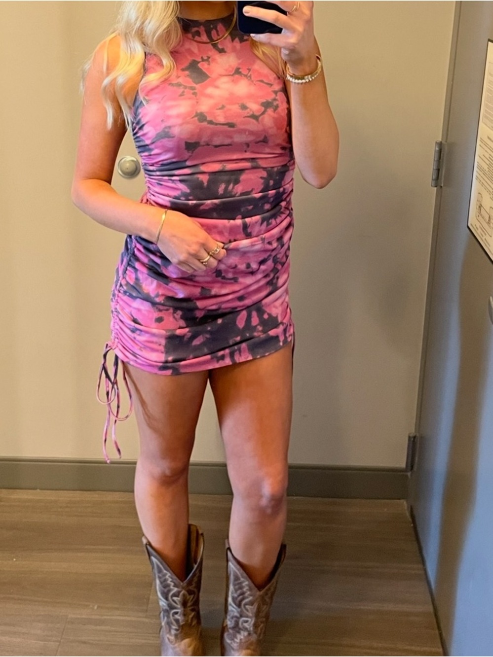 Tiger Mist Dress Pink
